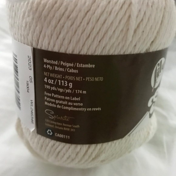 5-Pack Lily Sugar'n Cream Worsted Crochet Yarn Fiber Set Bundle Lot - Picture 8 of 8